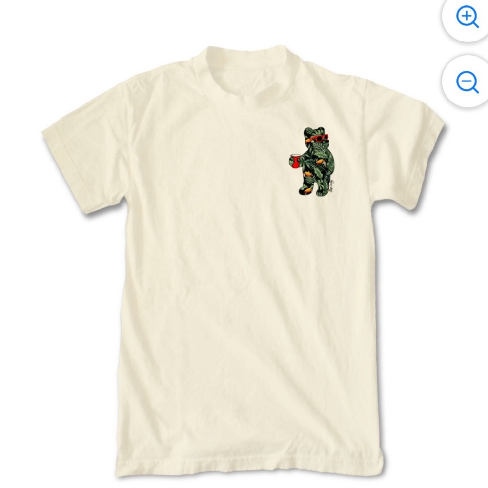 Riot Society Cream Tropical Toucan Bear Red Solo Cup SIZE SMALL NEW